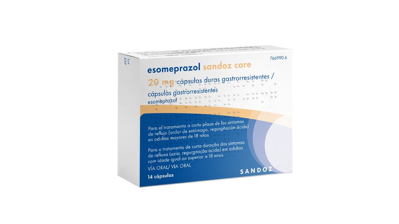 Esomeprezol Sandoz Care 20 mg