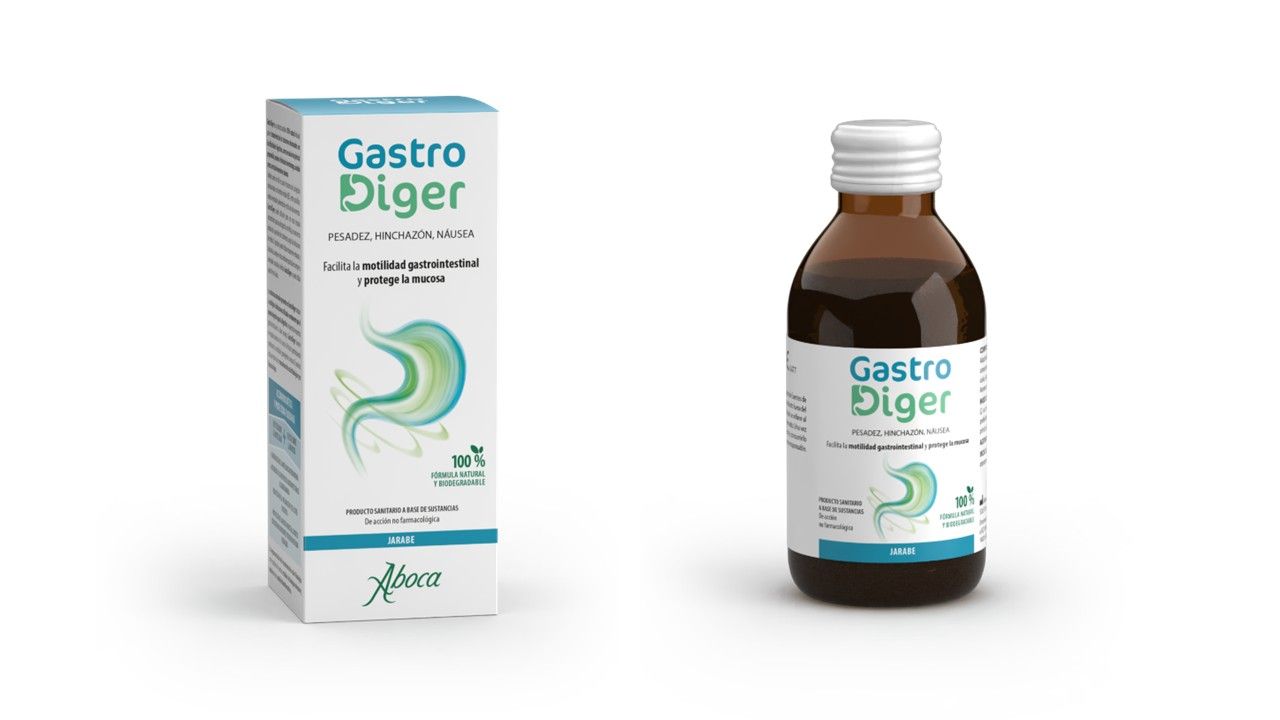 GastroDiger de Aboca: nuevo jarabe para pesadez, hinchazón y náuseas