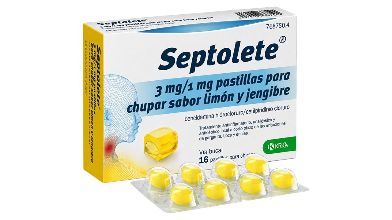 Septolete® Limón y Jengibre.