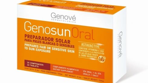 Genosun Oral protege la piel del sol desde el interior