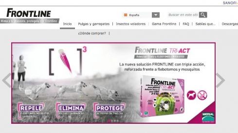Frontline actualiza su página web