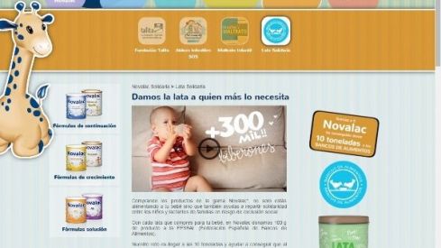 Iniciativa solidaria de Novalac y la FESBAL para ayudar a lactantes y niños en riesgo de exclusión social