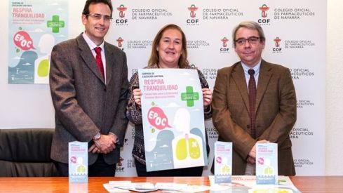 Los farmacéuticos navarros presentan una campaña para detectar y prevenir la EPOC