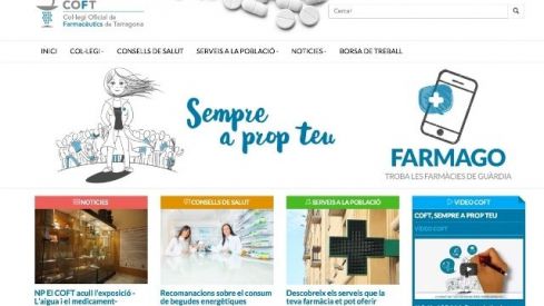 El COF de Tarragona estrena nueva web con contenidos de interés para la población