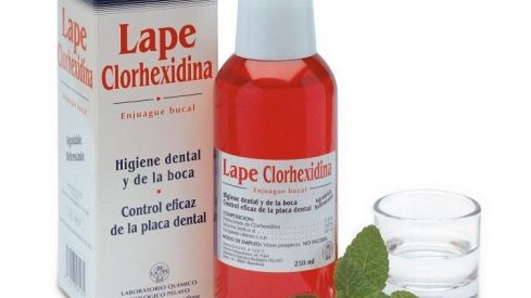 Lape Clorhexidina, contra la placa dental causante de la caries