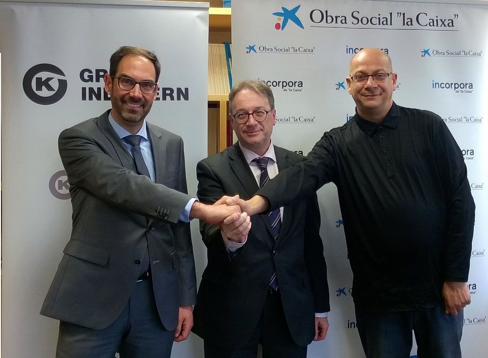 El Grupo Indukern se adhiere al Programa Incorpora de la Obra Social “la Caixa”