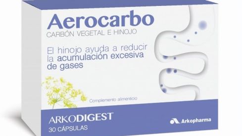 Arkodigest Aerocarbo, contra el exceso de gas en el intestino