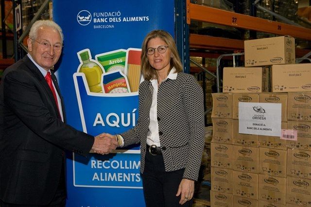 Fundació Ordesa dona leche infantil al Banc dels Aliments de Barcelona para preparar 120.000 biberones