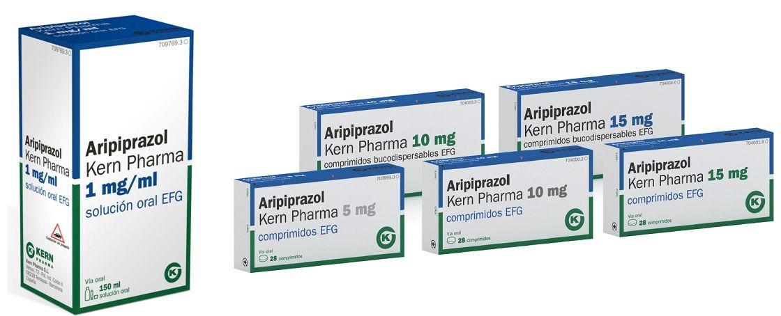 Aripiprazol Kern Pharma, ahora también disponible en solución oral