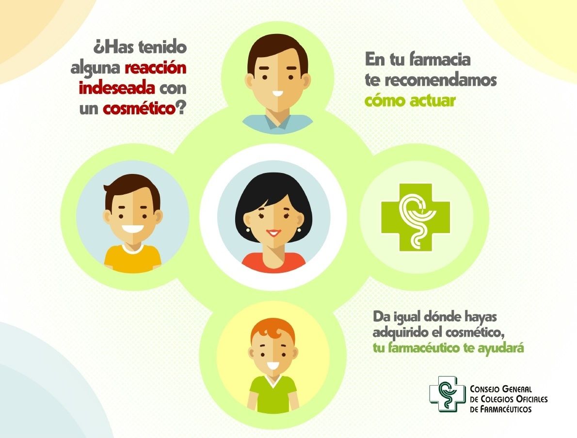 Las farmacias colaboran en la identificación de reacciones indeseadas de los cosméticos