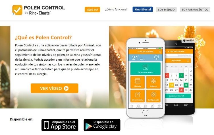 Polen Control, la app que ayuda a controlar la alergia primaveral