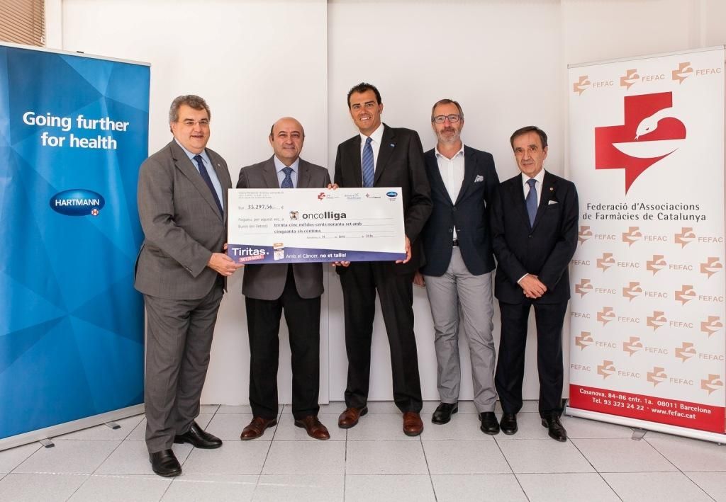 Las Tiritas Solidarias y las farmacias recaudan más de 35.000 € para los pacientes con cáncer