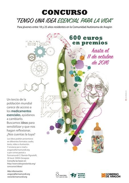 Farmamundi convoca en Aragón un concurso de ideas sobre la desigualdad en salud