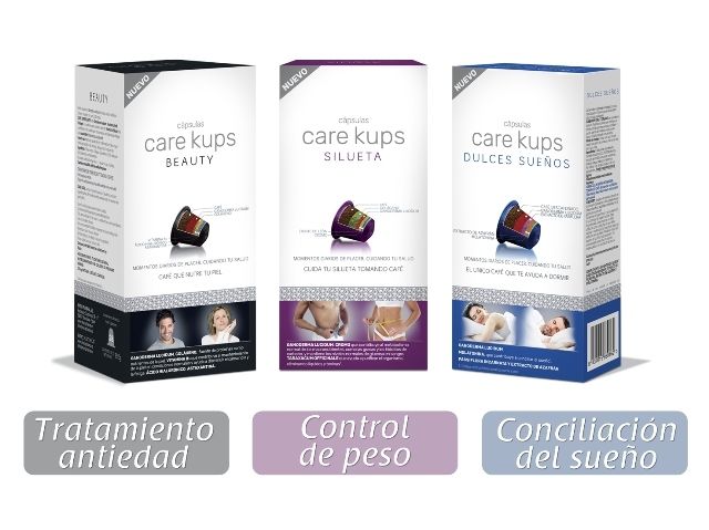 Care Kups, tratamientos para el control de peso, antiaging y favocedores del sueño en cápsulas de café