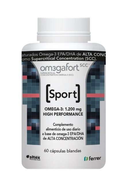 Om3gafort Sport, alta concentración en Omega-3