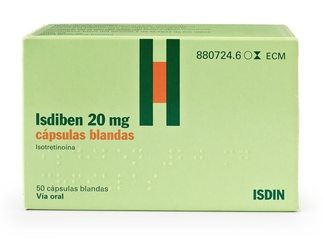 isotretinoina en cápsulas