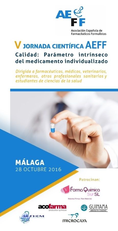 La AEFF celebrará su quinta Jornada Científica en Málaga