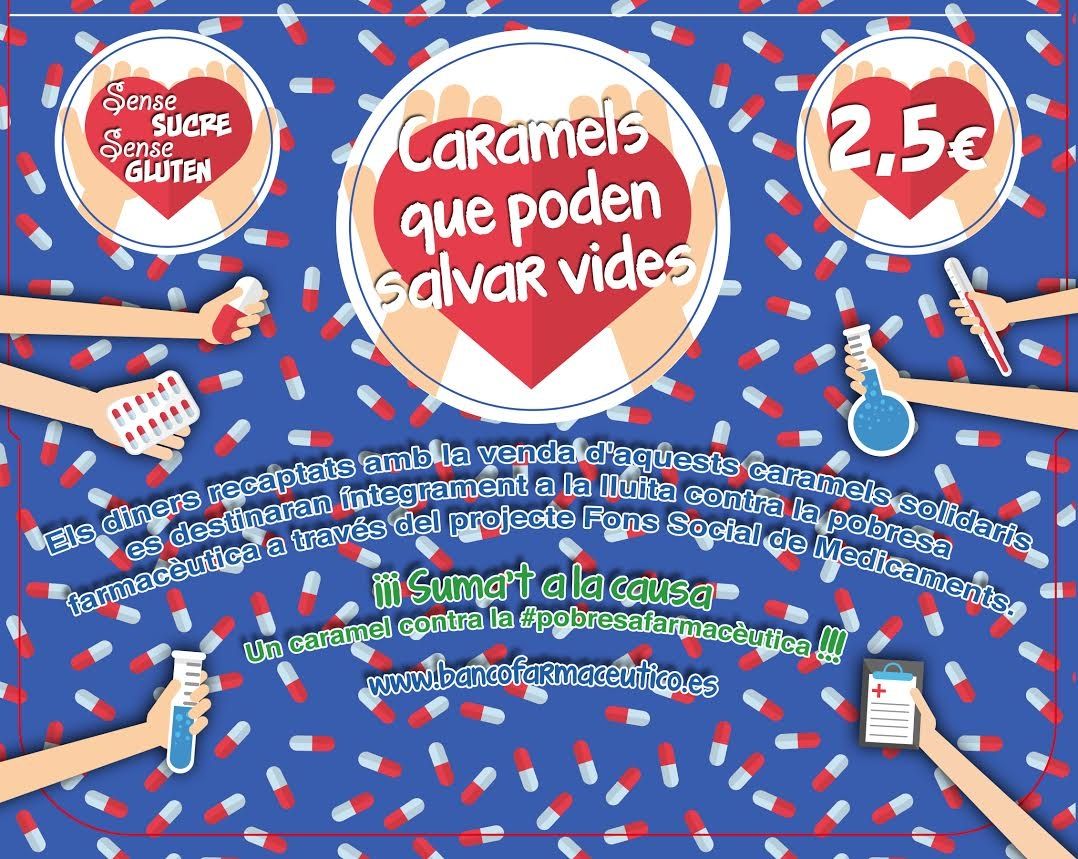 Banco Farmacéutico vuelve a recaudar fondos contra la pobreza farmacéutica con los «Caramelos que pueden salvar vidas»