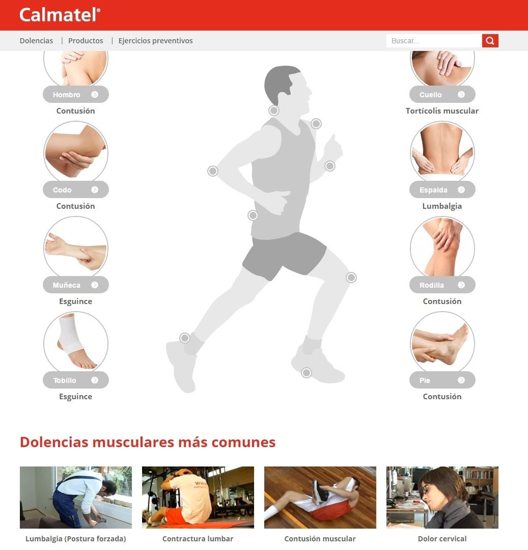 La web de Calmatel®, una guía para los pacientes que sufren dolor