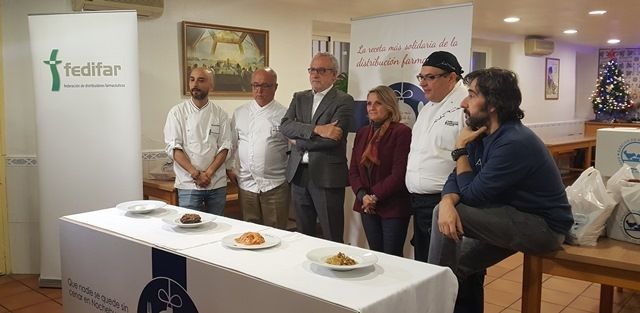 La distribución farmacéutica dona más de 18.600 cenas de Nochebuena a los Bancos de Alimentos