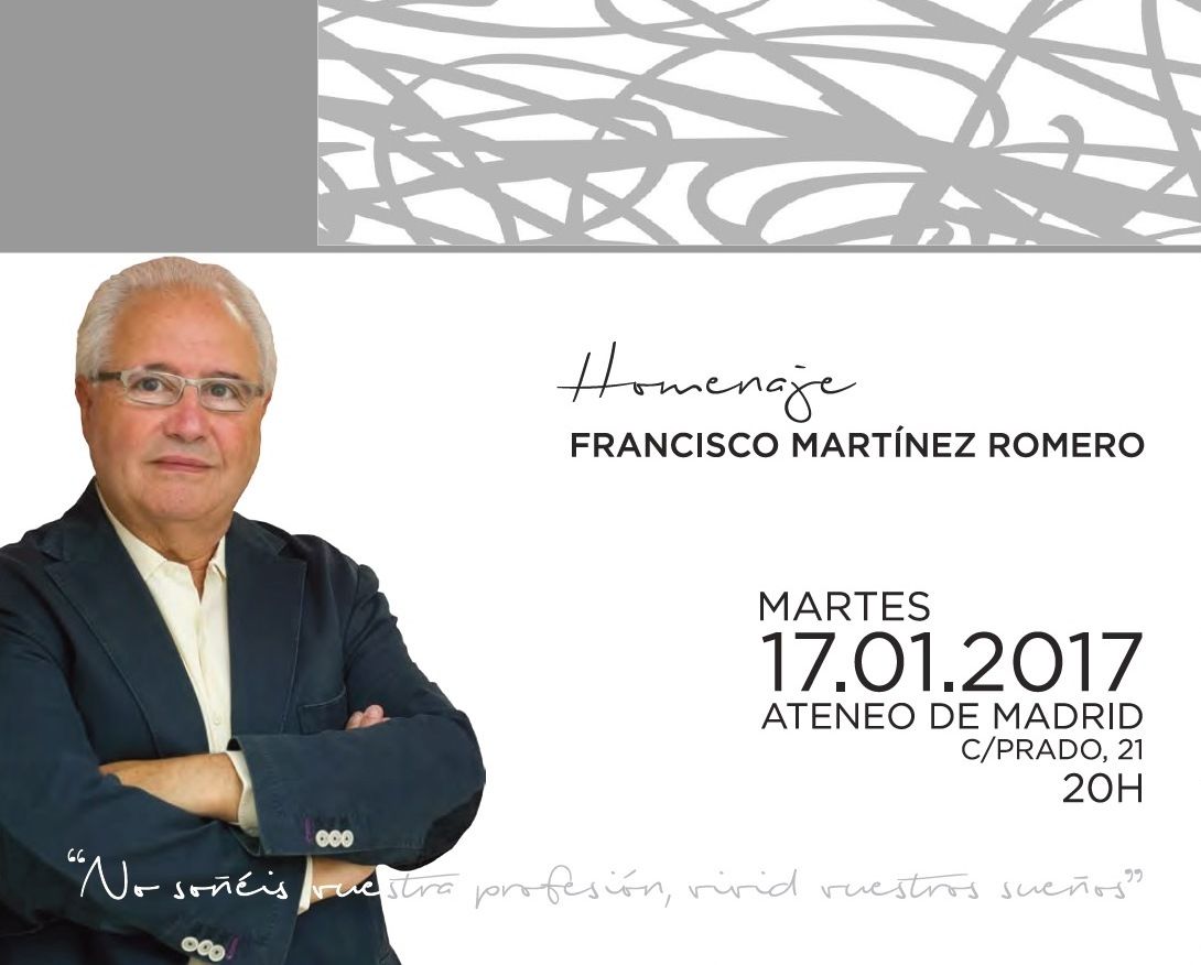 La SEFAC homenajea a su primer presidente y fundador, Francisco Martínez Romero