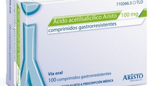 Aristo lanza el nuevo Ácido acetilsalícilico 100 mg de 100 comprimidos gastrorresistentes