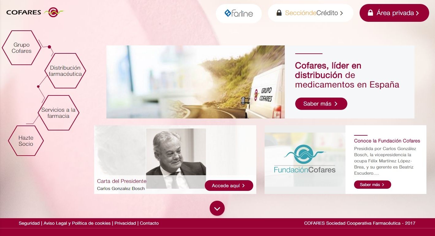 El Grupo Cofares renueva su web