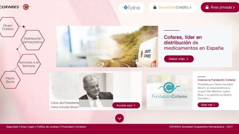 El Grupo Cofares renueva su web