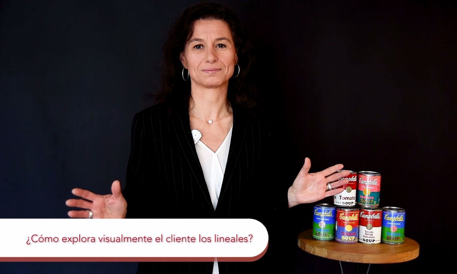 ¿Cómo explora visualmente el cliente los lineales?