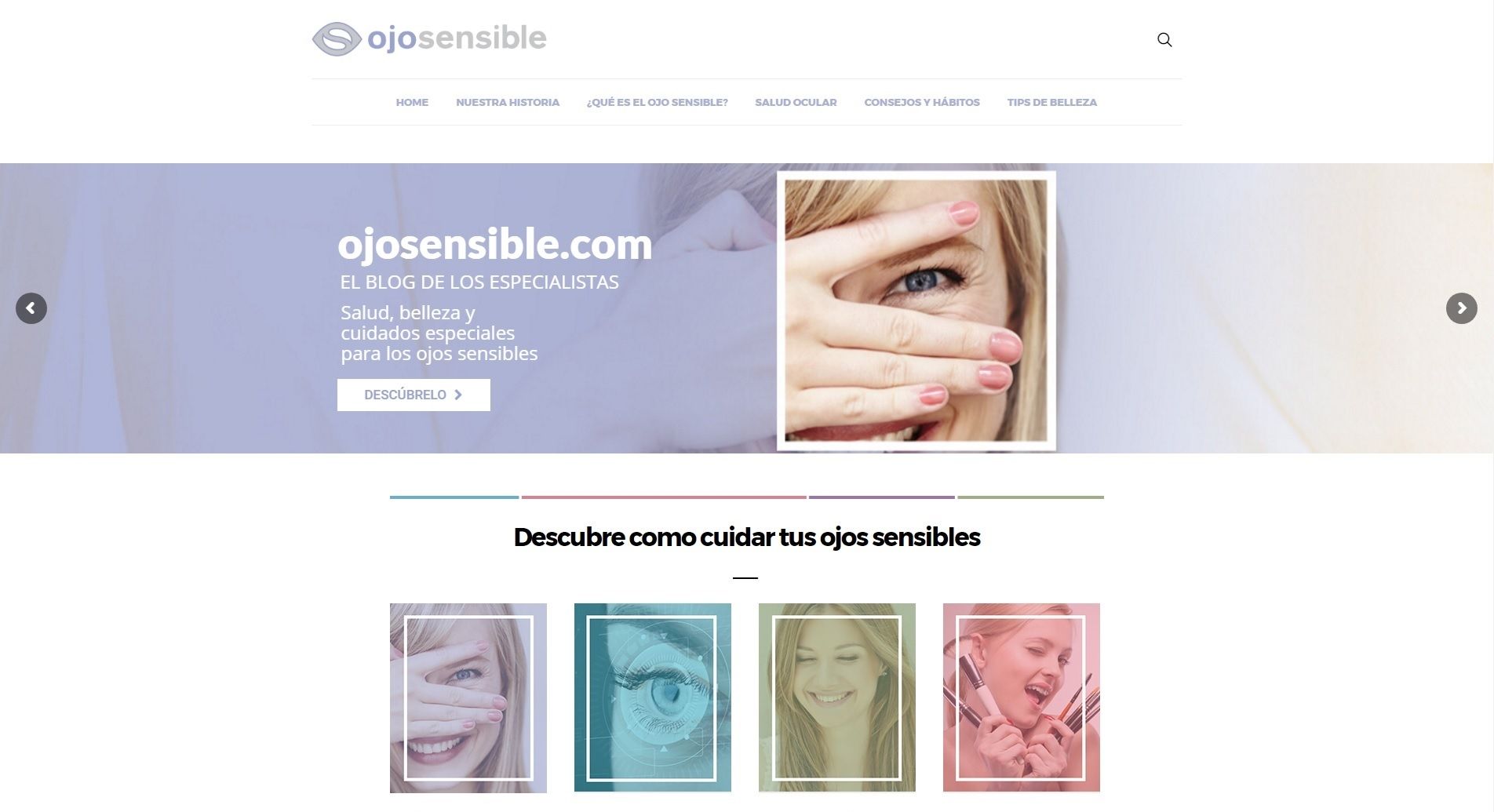 Nace ojosensible.com, un blog a cargo de expertos con consejos de salud, belleza y cuidados