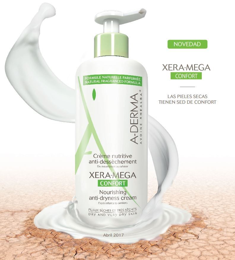 A-Derma Xera-Mega Confort, crema nutritiva antisequedad