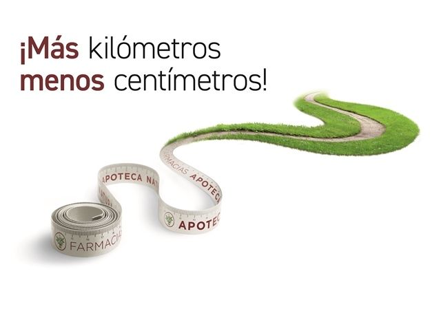 «Más kilómetros y menos centímetros», la nueva campaña de las farmacias Apoteca Natura
