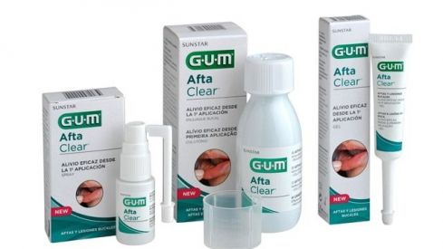 GUM Afta Clear: protege, calma y repara las lesiones bucales