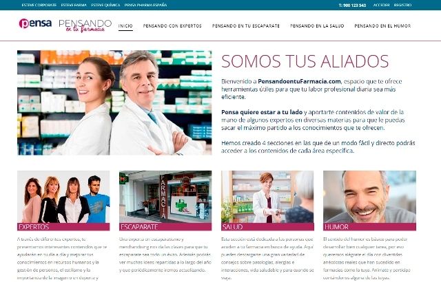 Pensa Pharma de ESTEVE presenta una web con contenidos exclusivos para farmacéuticos