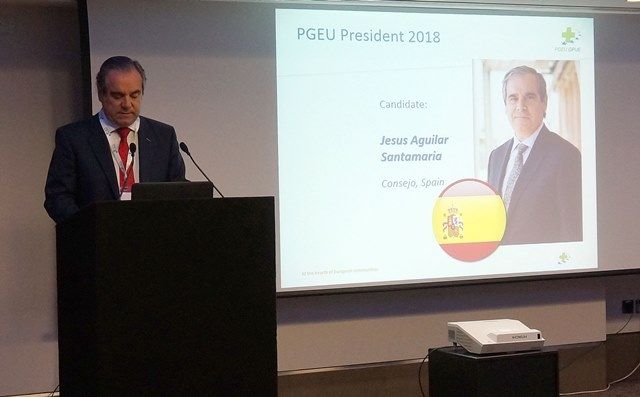 Jesús Aguilar presidirá la Agrupación Farmacéutica Europea en 2018
