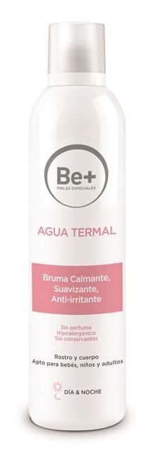 Be+ lanza un agua termal para el cuidado de la piel de toda la familia