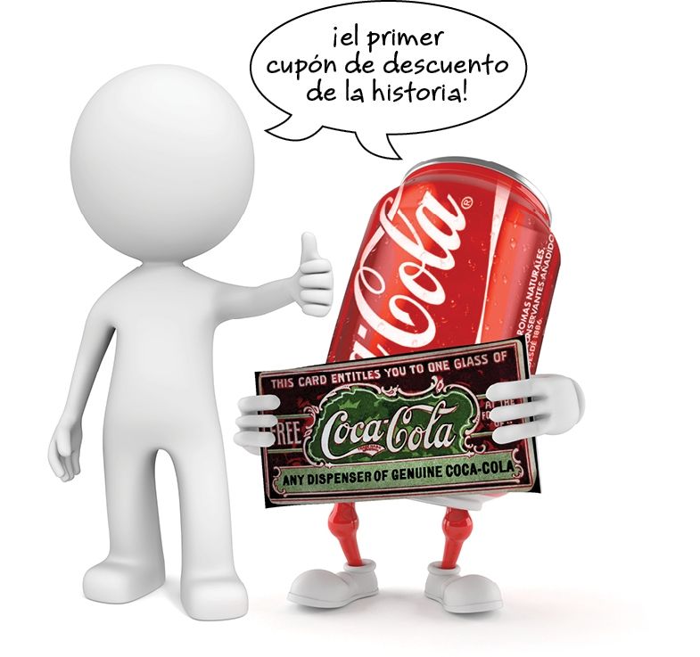 El cupón descuento... lo inventó Coca-Cola