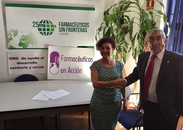 Acuerdo de colaboración entre Farmacéuticos Sin Fronteras y Farmacéuticos en Acción
