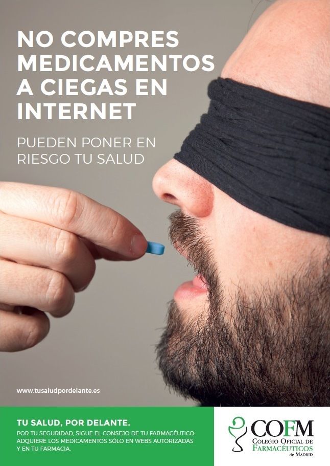 El COF de Madrid pone en marcha la campaña contra la venta ilegal de medicamentos en Internet
