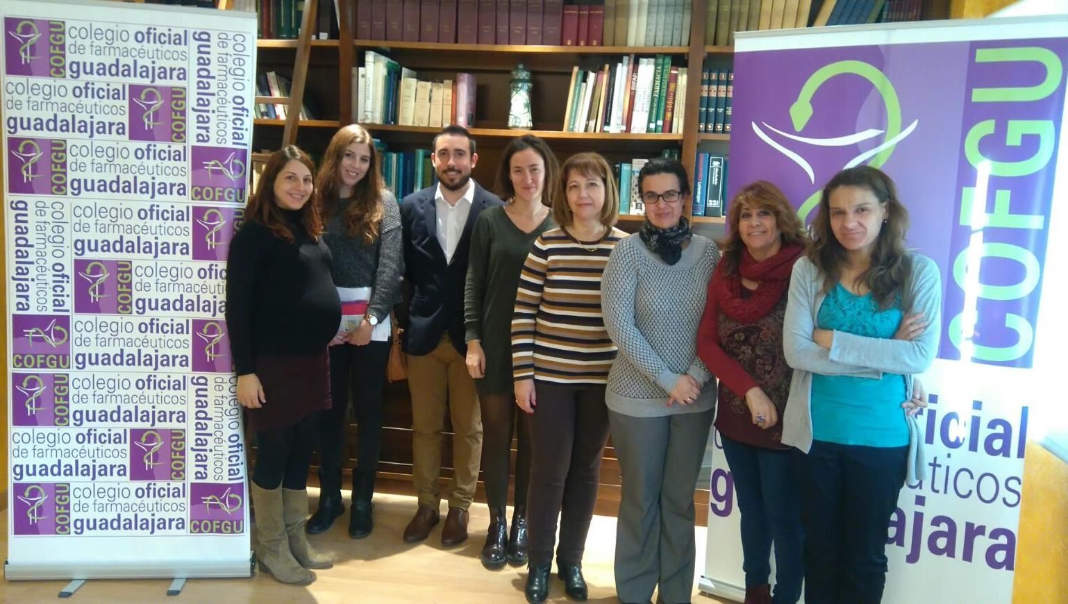 Los farmacéuticos del grupo intervención del programa AdherenciaMED del COF de Guadalajara prosiguen su formación