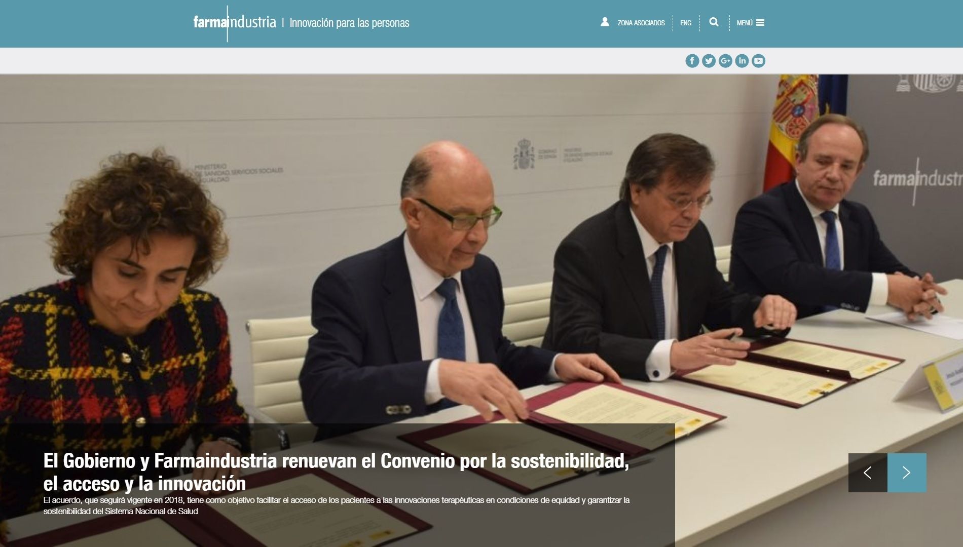 Farmaindustria renueva su web