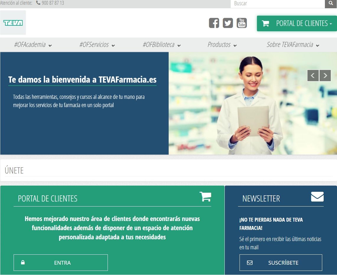 TEVA lanza www.tevafarmacia.es