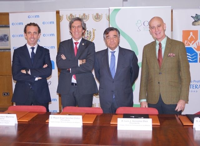Dentistas, farmacéuticos, médicos y fisioterapeutas de Madrid firman una alianza pionera