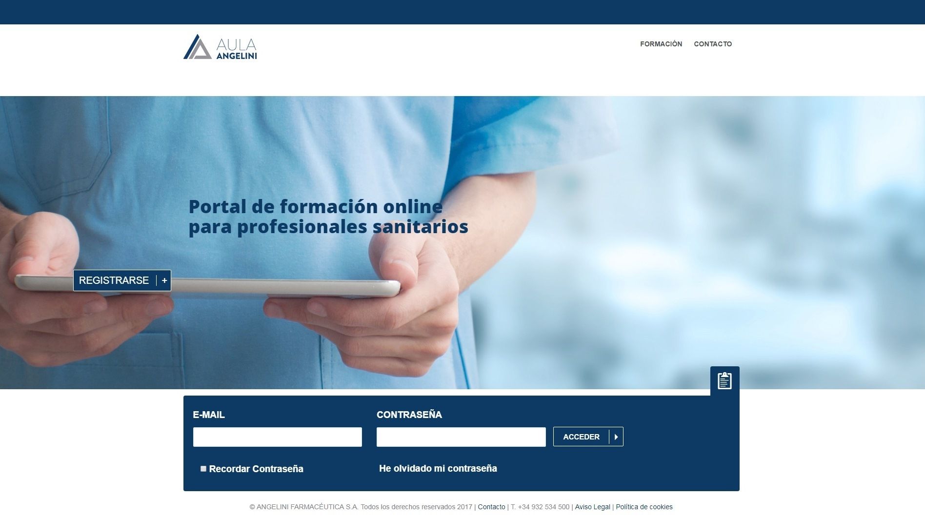 Angelini Farmacéutica crea Aula Angelini
