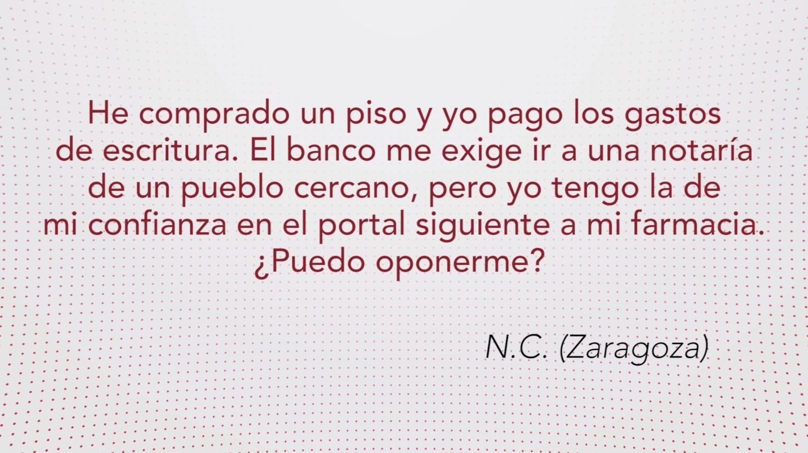 El comprador puede elegir la notaría