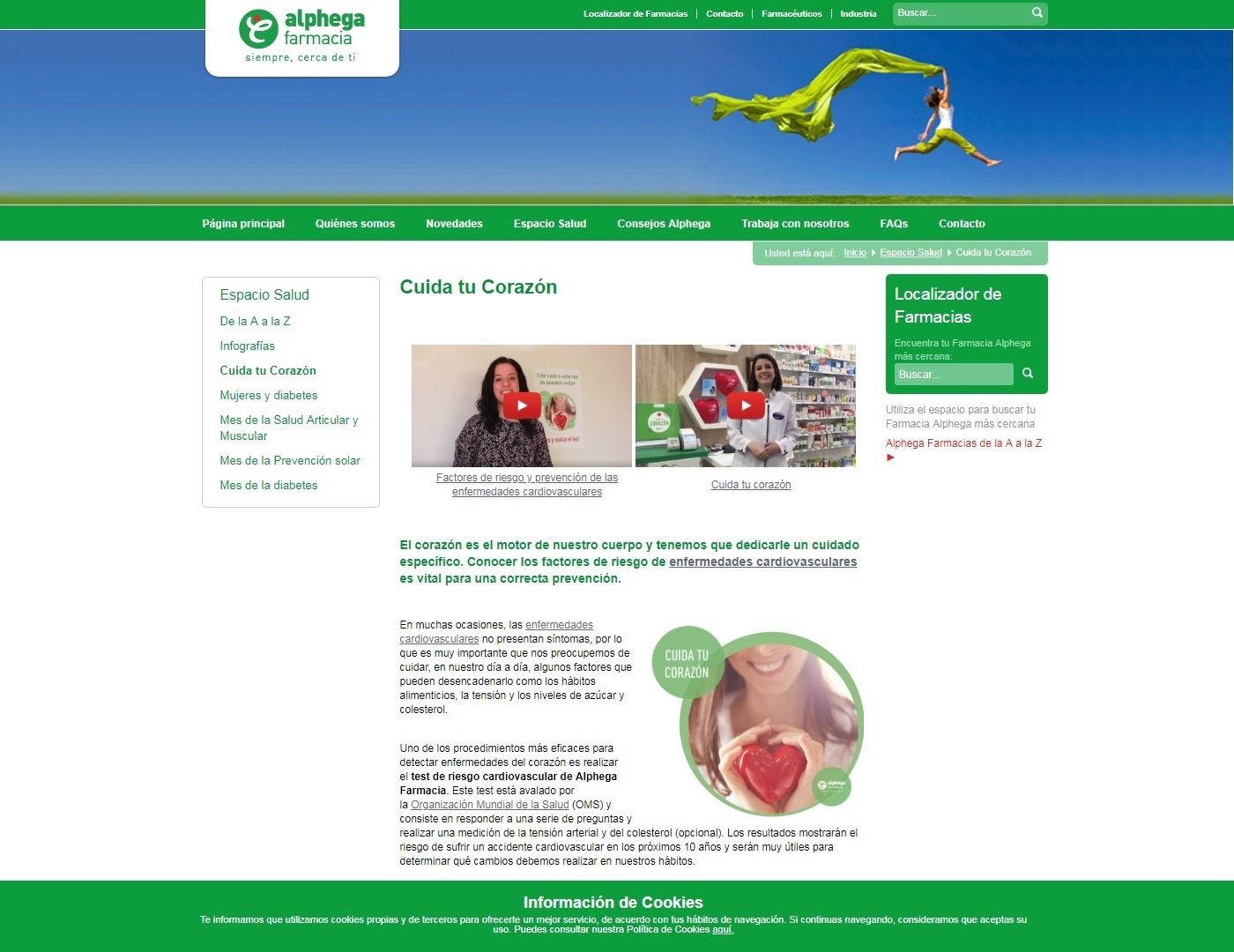 Alphega Farmacia lanza la 3ª edición de la Campaña de Detección y Prevención de riesgo cardiovascular