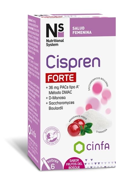 Ns Cispren Forte, formulado para ayudar a la mujer a combatir las infecciones urinarias