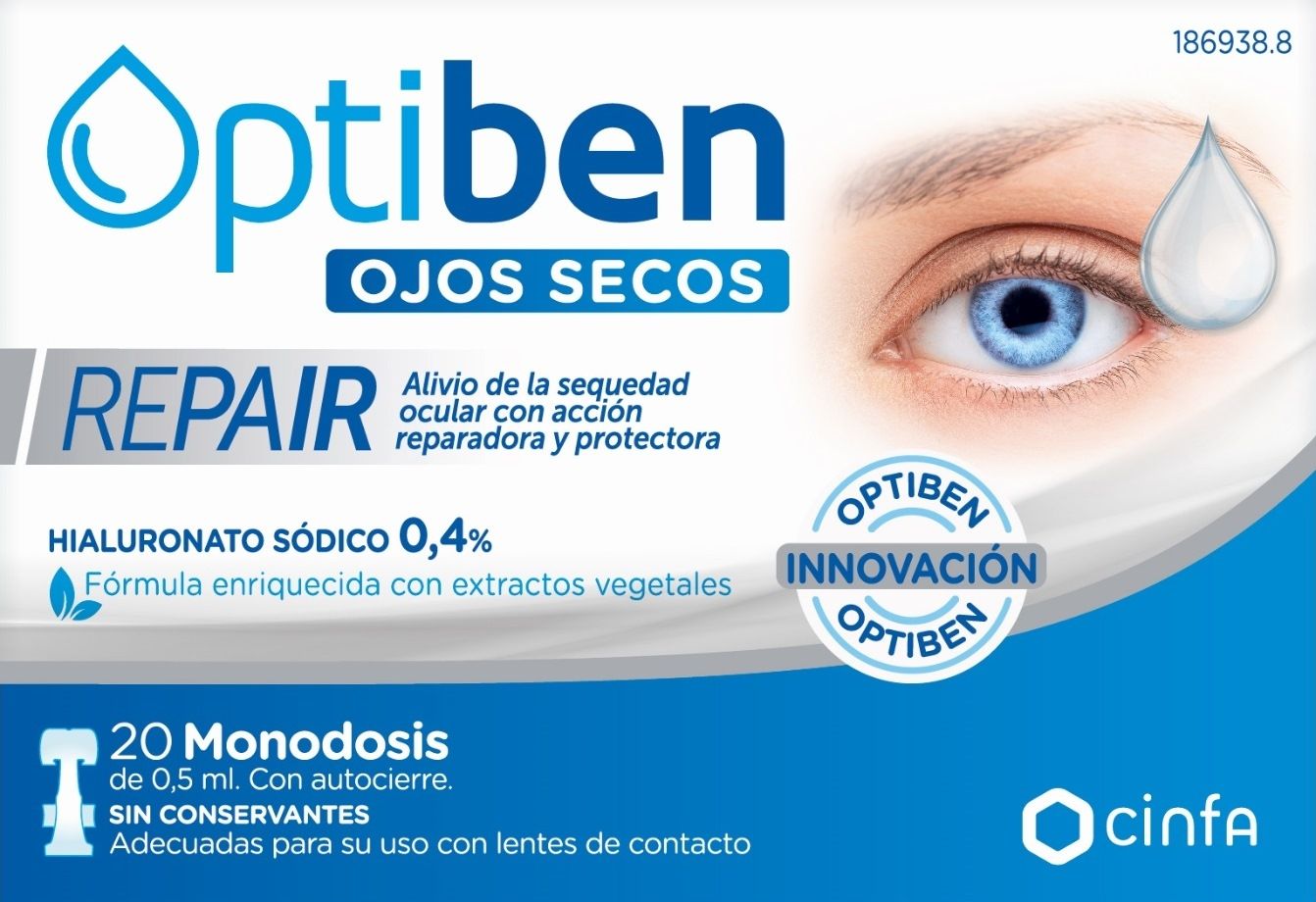 OPTIBEN OJOS SECOS REPAIR 1 FRASCO 10 ml