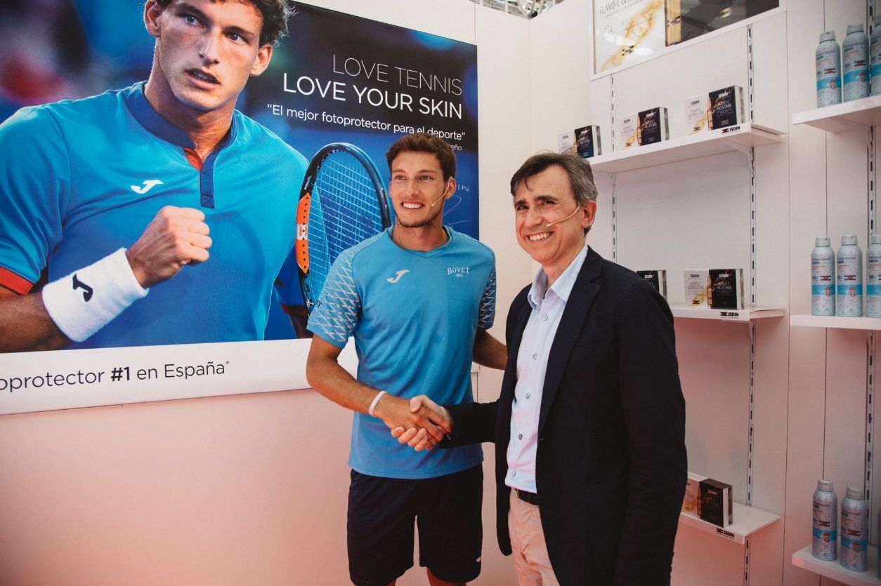 Pablo Carreño e ISDIN, juntos por la protección solar en el deporte