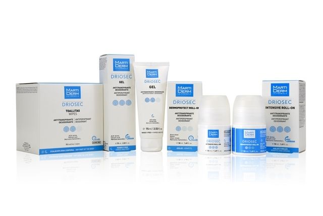Driosec, la línea de MartiDerm para la hiperhidrosis